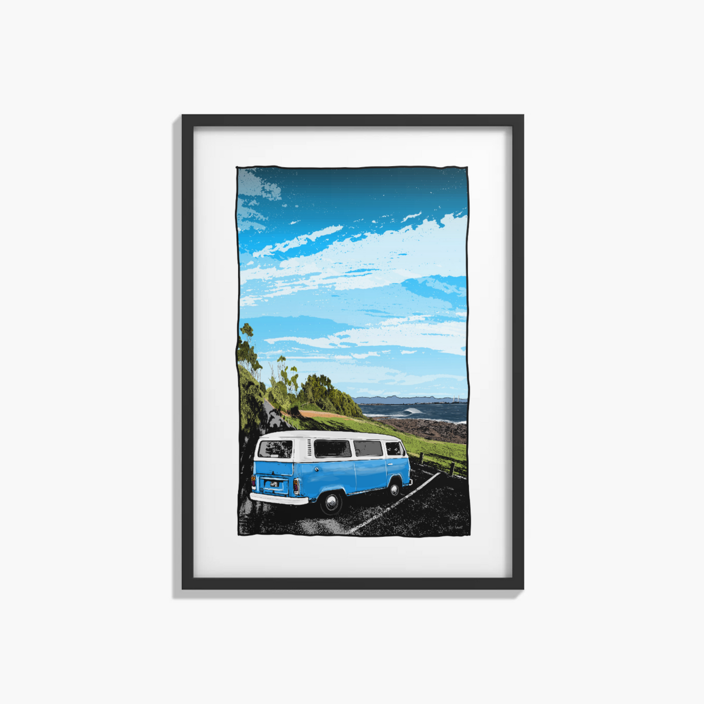 79' Kombi at BBQ's- Fine Art Print