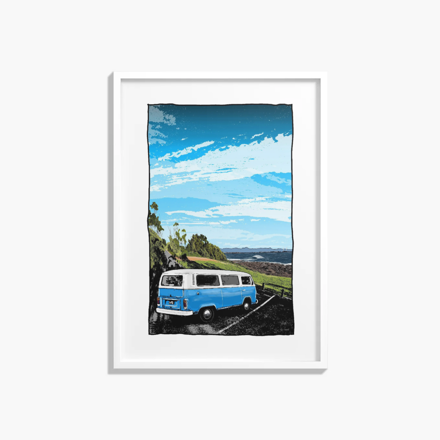 79' Kombi at BBQ's- Fine Art Print