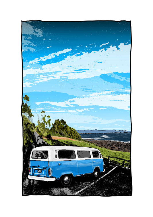 79' Kombi at BBQ's- Fine Art Print