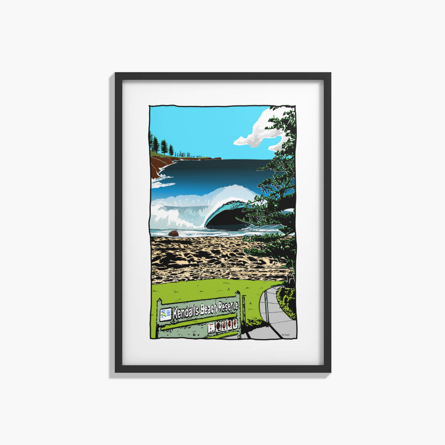 Kendalls Beach- Fine Art Print