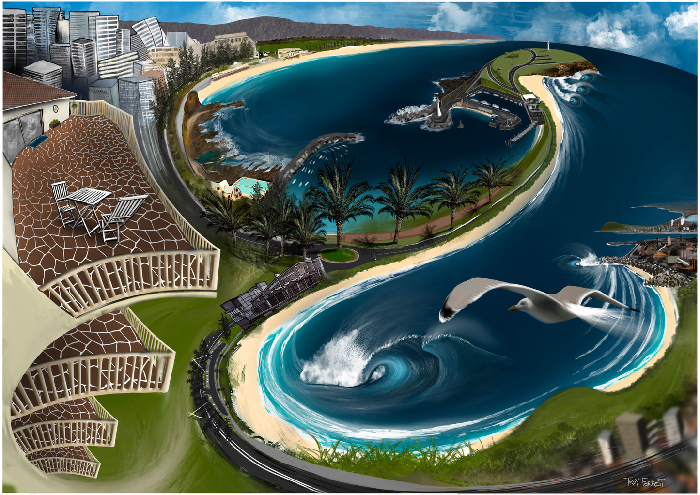 Wollongong Harbour- Fine Art Print